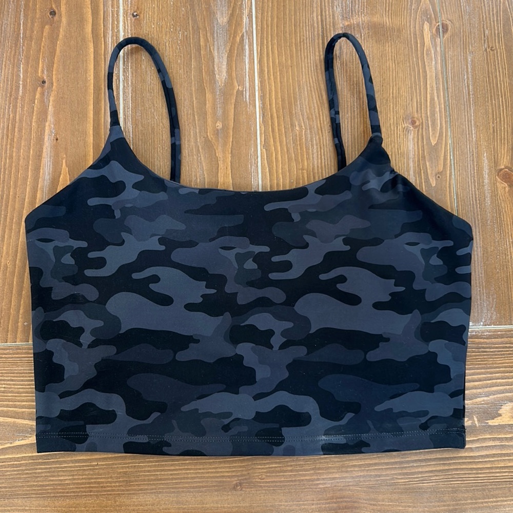Camouflage sports bra L